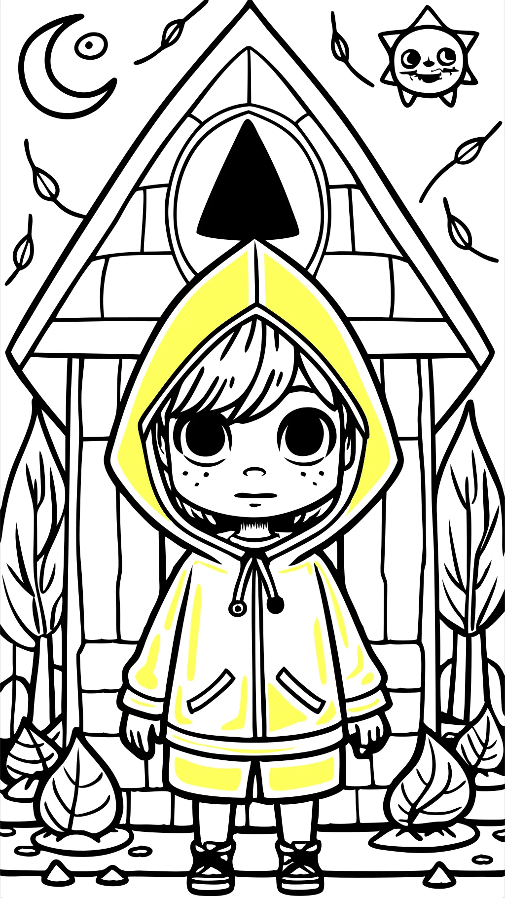 little nightmares coloring pages